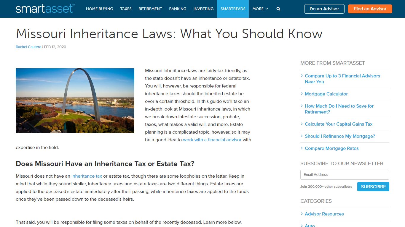 Missouri Inheritance Laws: What You Should Know - SmartAsset