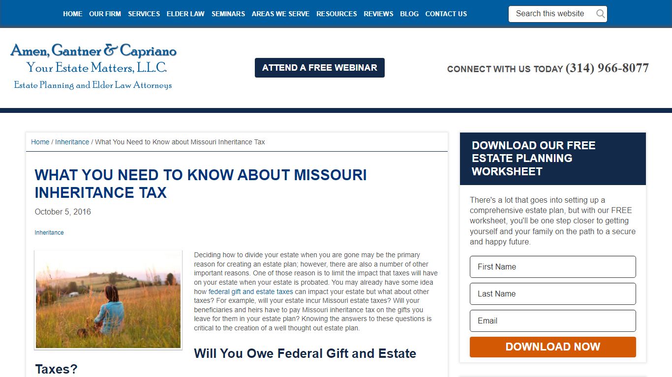 What You Need to Know about Missouri Inheritance Tax
